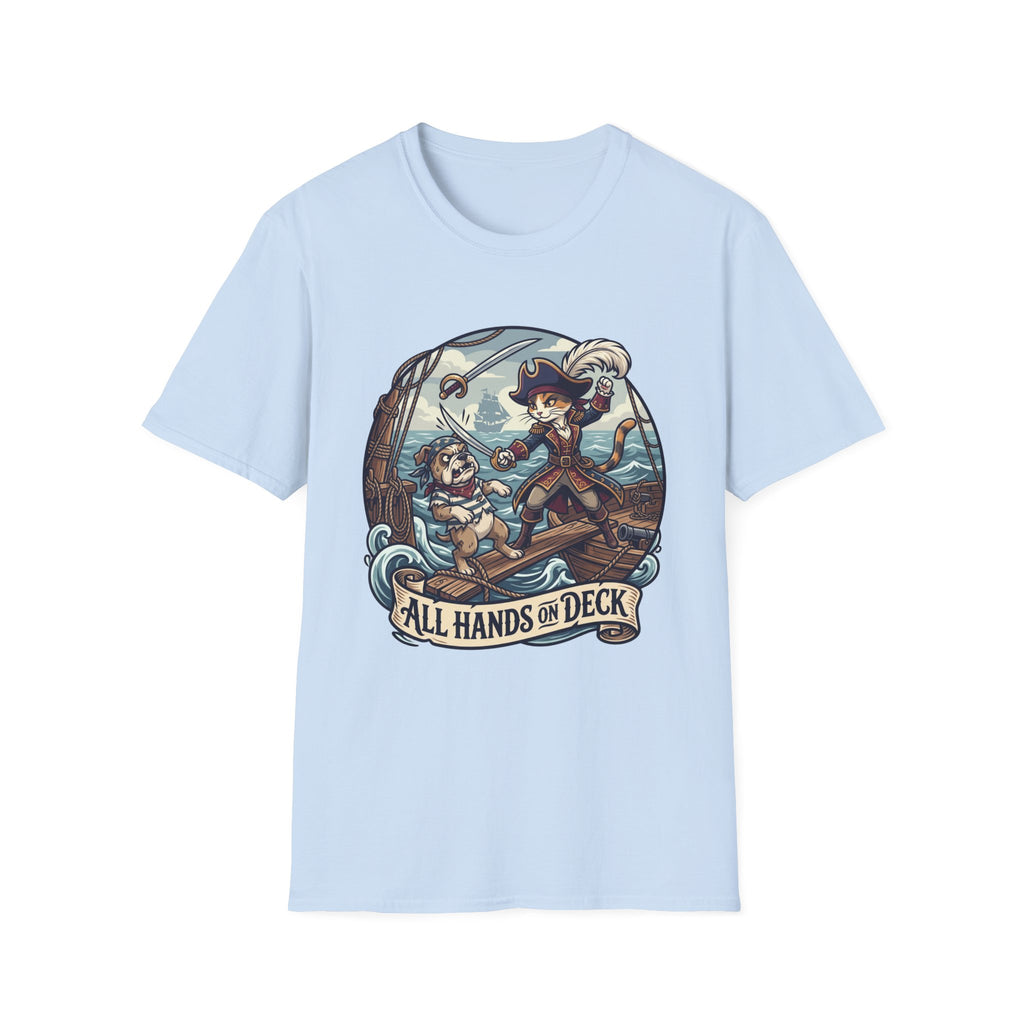 Pirate Cat Walk the Plank T-Shirt
