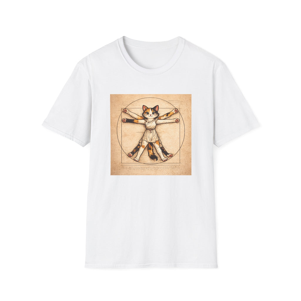 Cat Leonardo da Vinci T-shirt