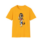 Cat in 1960s Mondrian Dress T-shirt