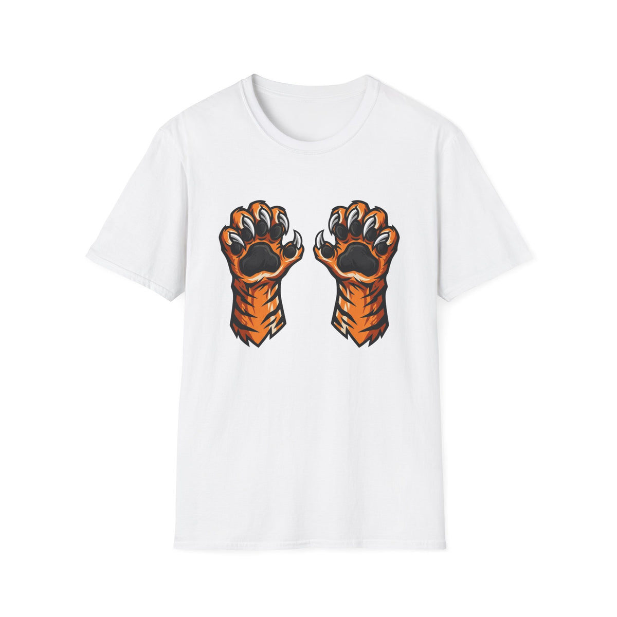 Illustration Tiger Paws T-Shirt