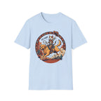 Cat Riding Bucking Dog T-Shirt