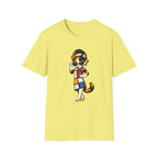 Cat in 1960s Mondrian Dress T-shirt