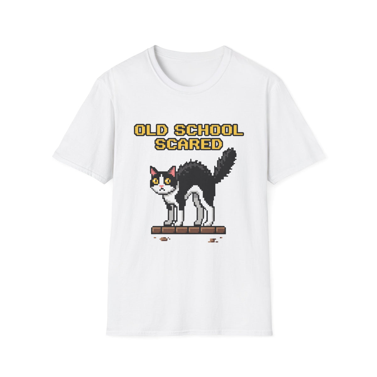 Old School Scared Cat T-Shirt