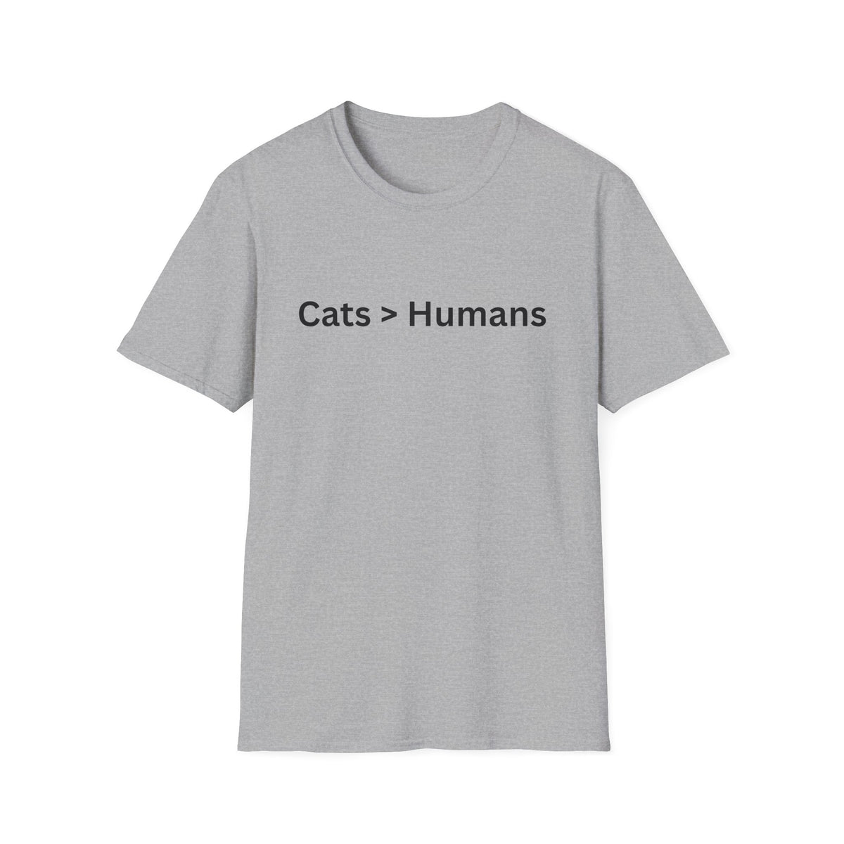 Cat > Humans T-shirt