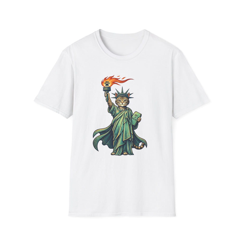 Statue of Liberty Cat T-shirt