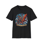 Pirate Cat v Giant Squid T-Shirt