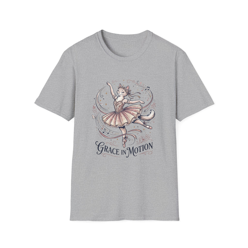 Ballet Cat "Grace in Motion" T-Shirt