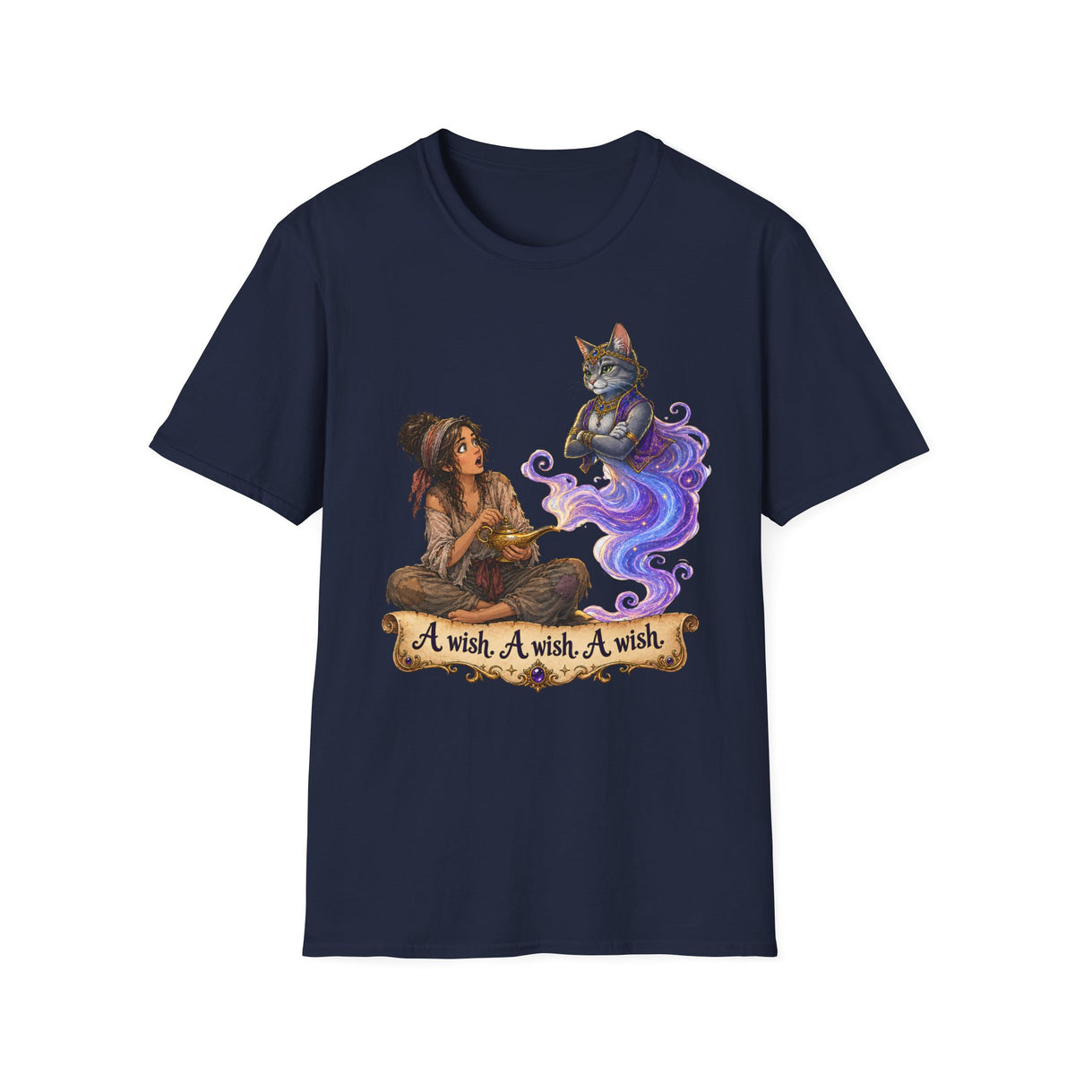 Cat Genie 3 wishes T-Shirt