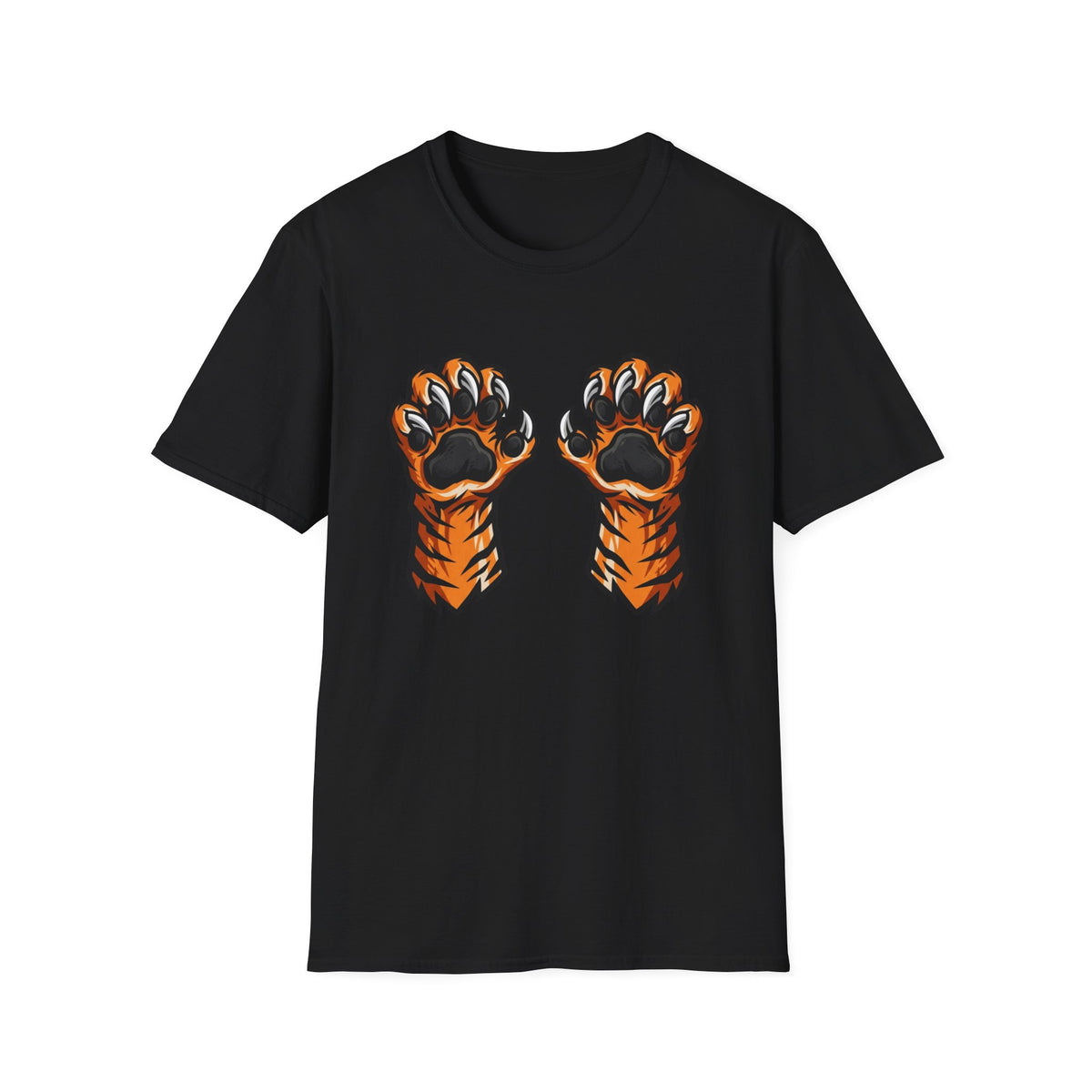 Illustration Tiger Paws T-Shirt
