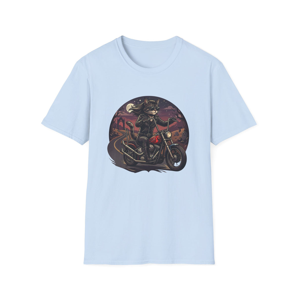 Cat Biker T-shirt