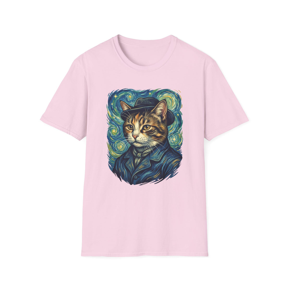Cat as Vincent van Gogh T-shirt