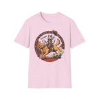 Cat Riding Bucking Dog T-Shirt