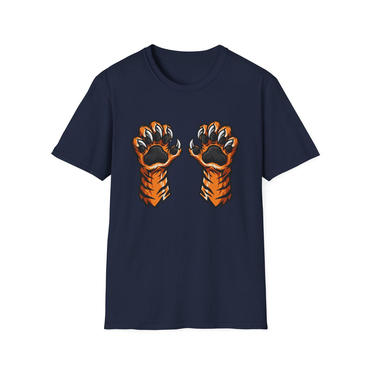Illustration Tiger Paws T-Shirt