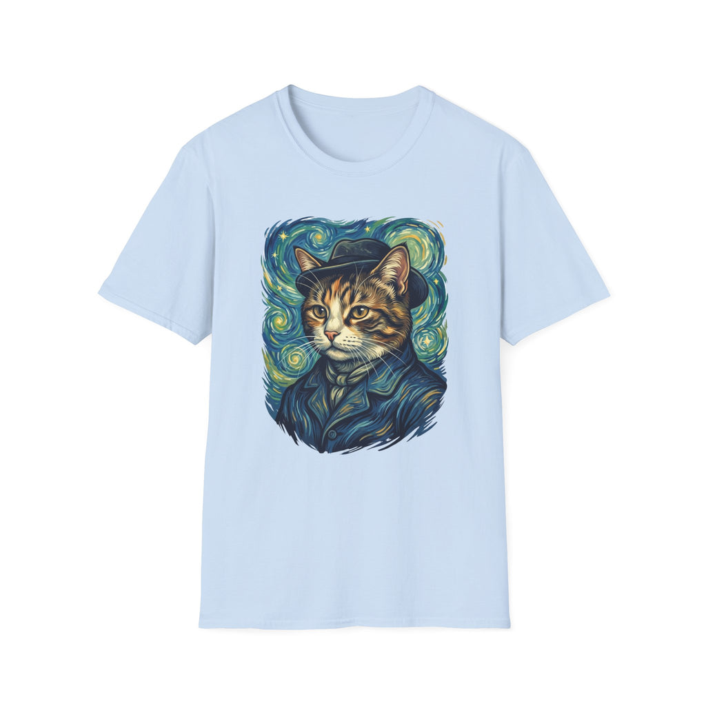 Cat as Vincent van Gogh T-shirt