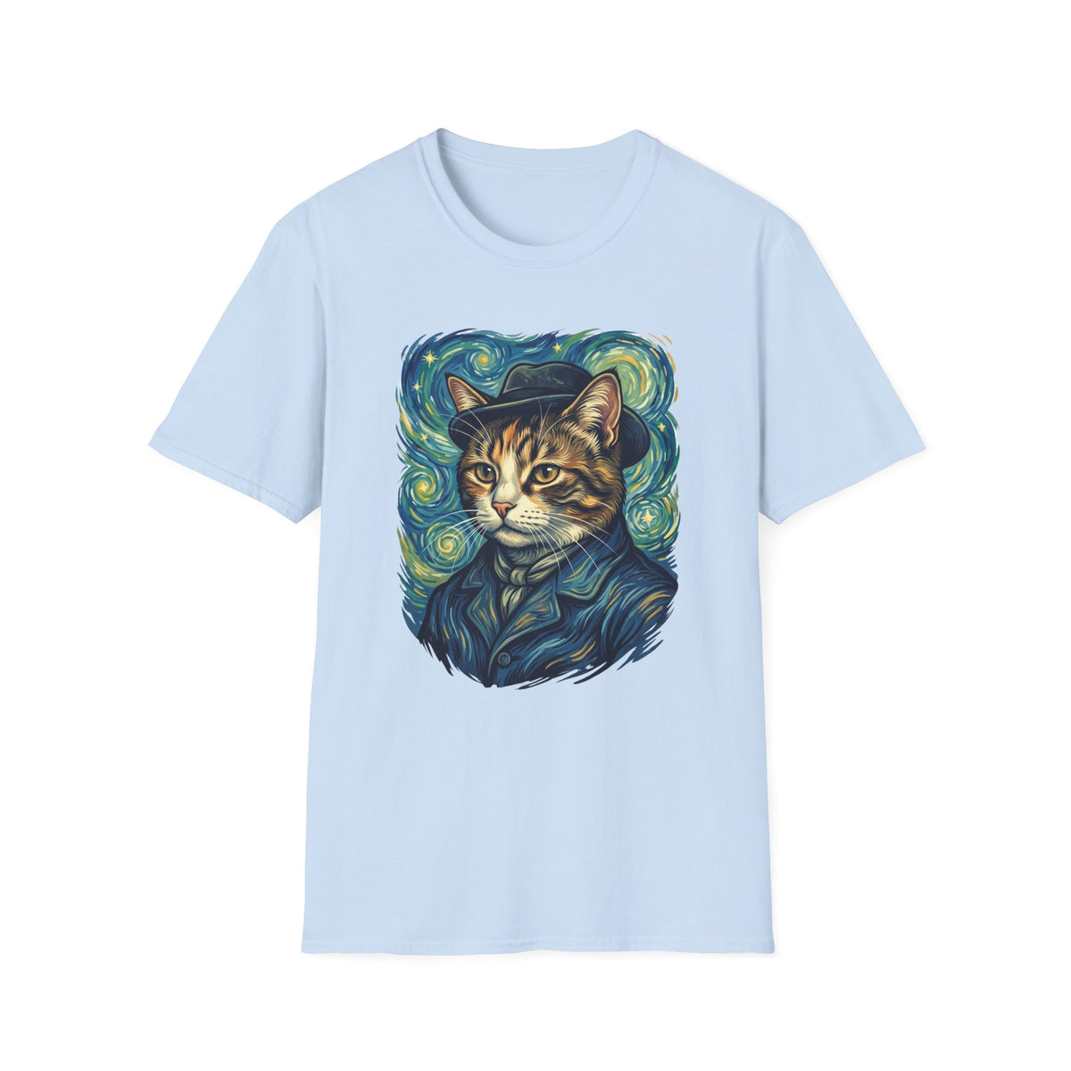 Cat as Vincent van Gogh T-shirt