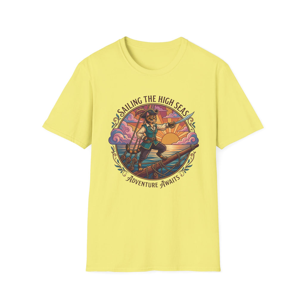 Sailing the High Seas Cat T-Shirt