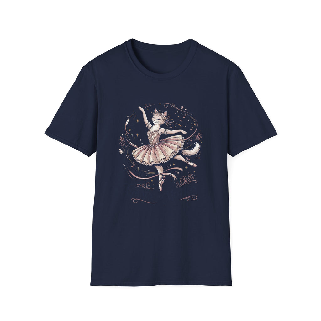 Ballet Cat "Grace in Motion" T-Shirt