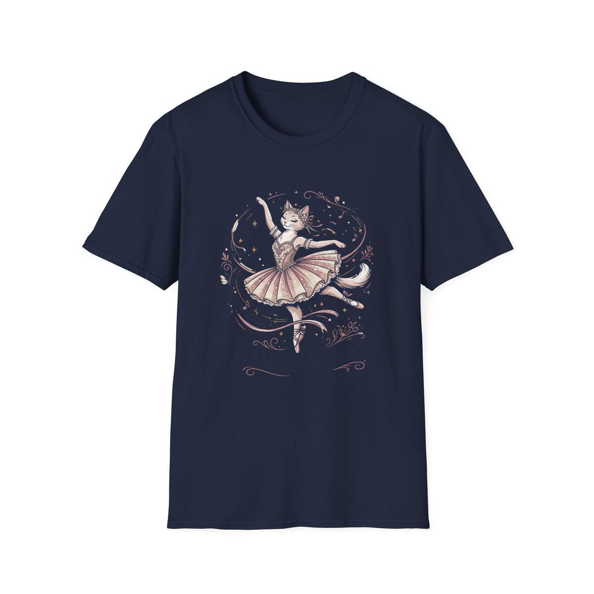 Ballet Cat "Grace in Motion" T-Shirt