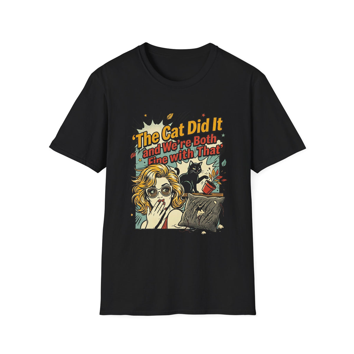 The Cat did it T-shirt