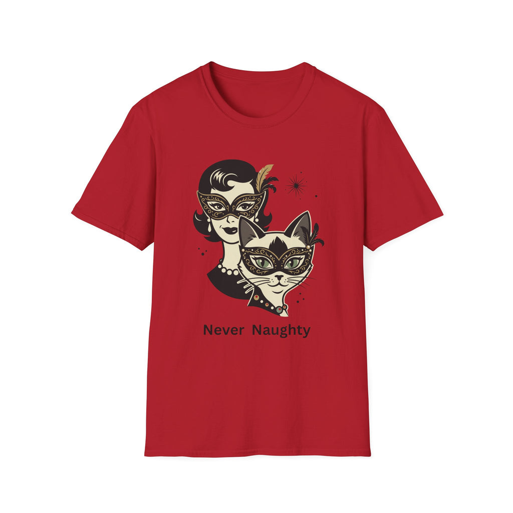 Never Naughty Masquerade Mask T-Shirt