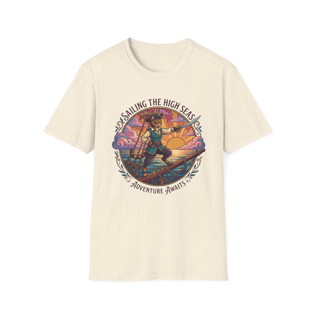 Sailing the High Seas Cat T-Shirt