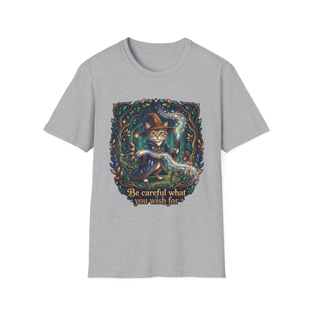 Be Careful Wizard Cat T-Shirt