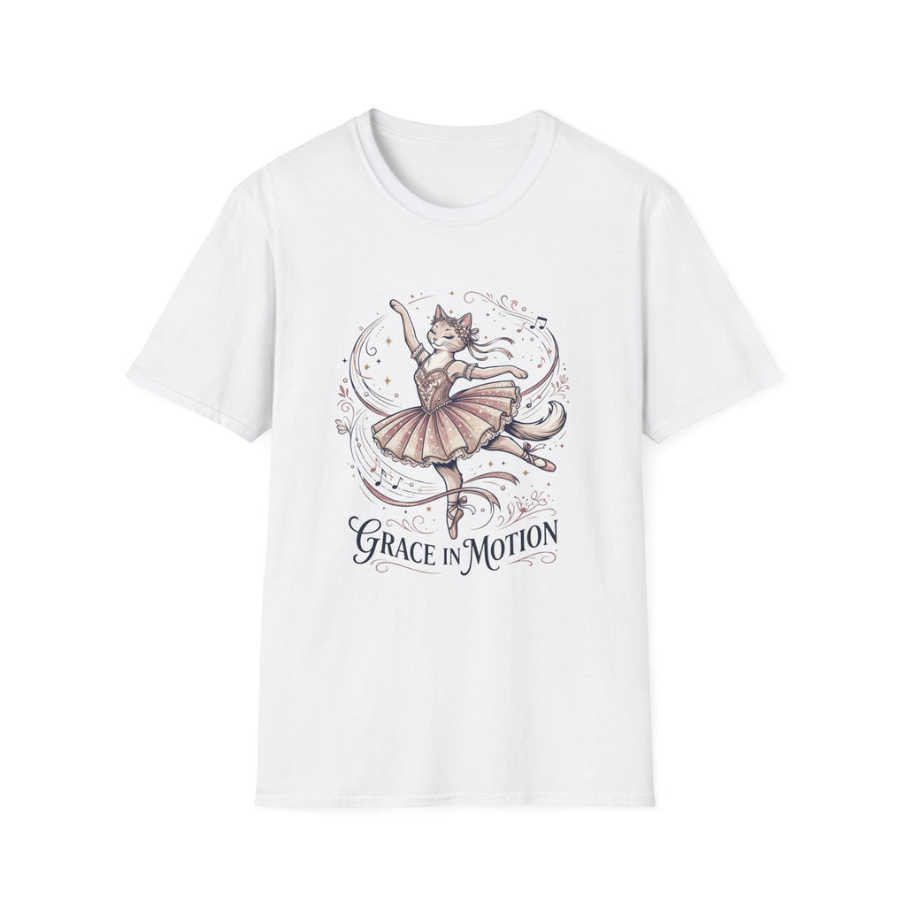 Ballet Cat "Grace in Motion" T-Shirt