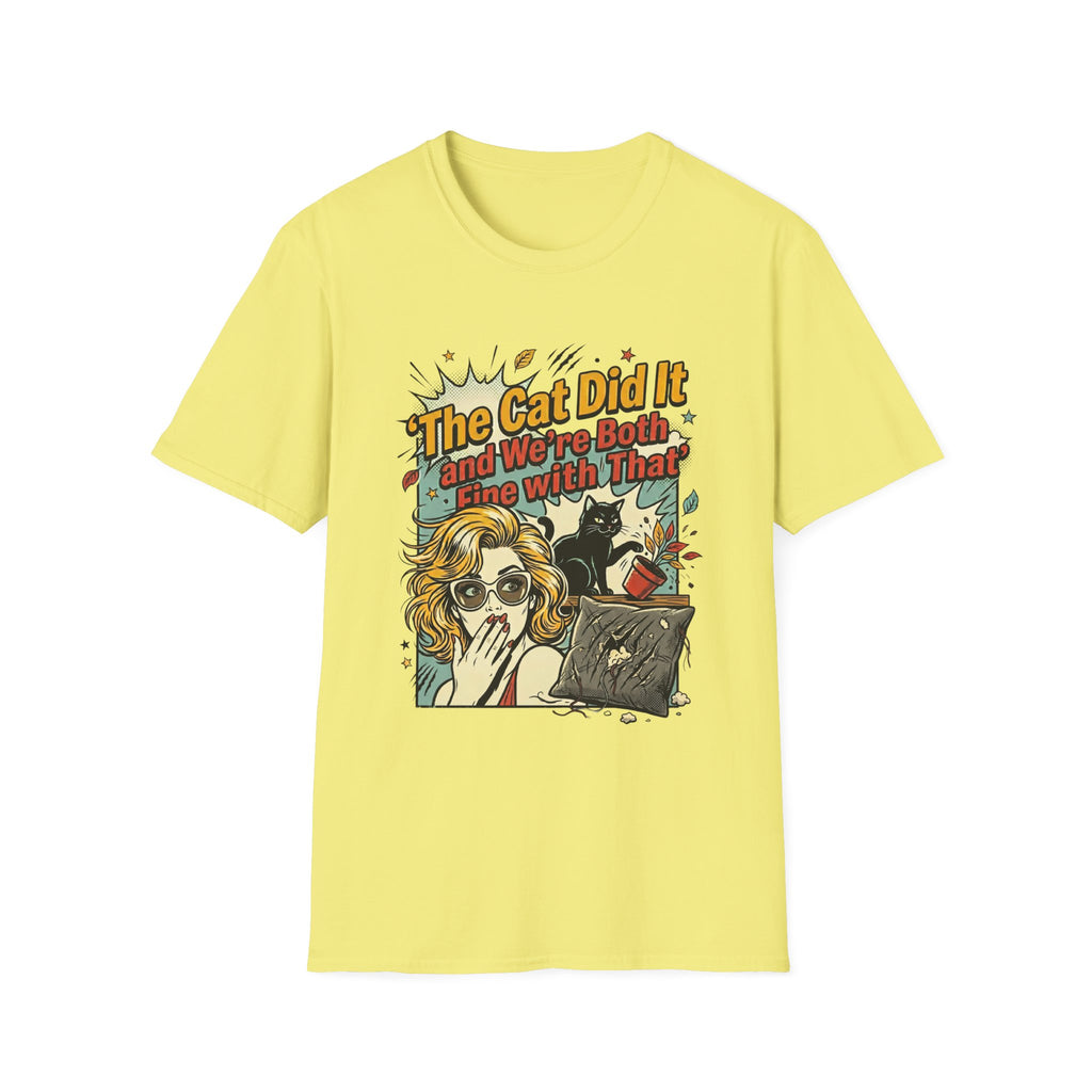 The Cat did it T-shirt