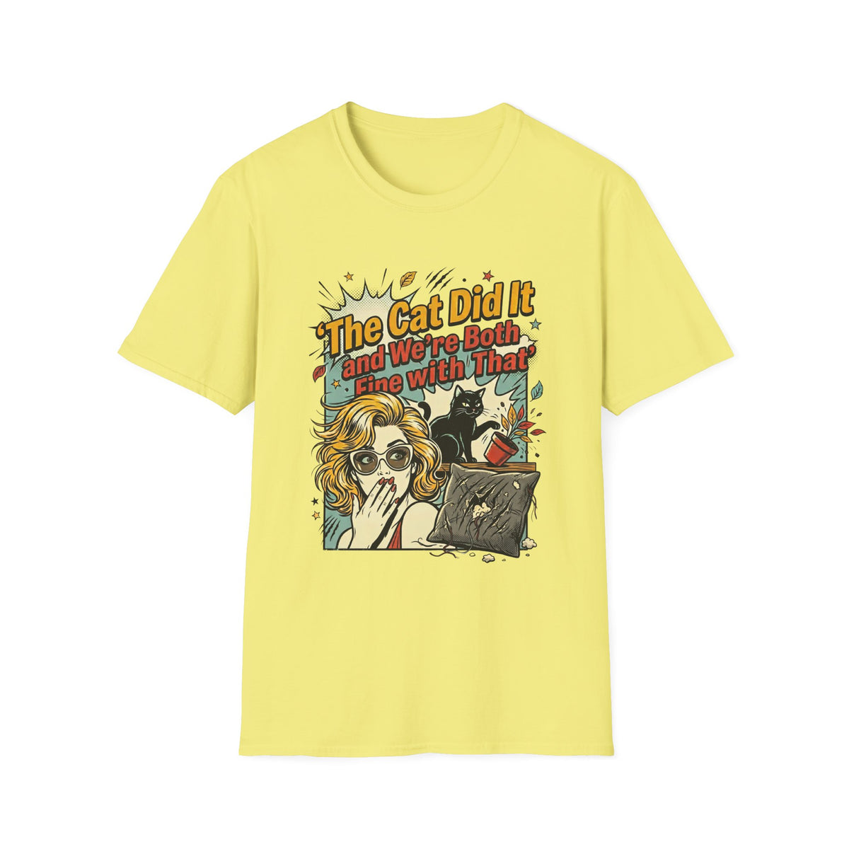 The Cat did it T-shirt