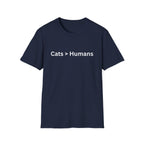 Cat > Humans T-shirt