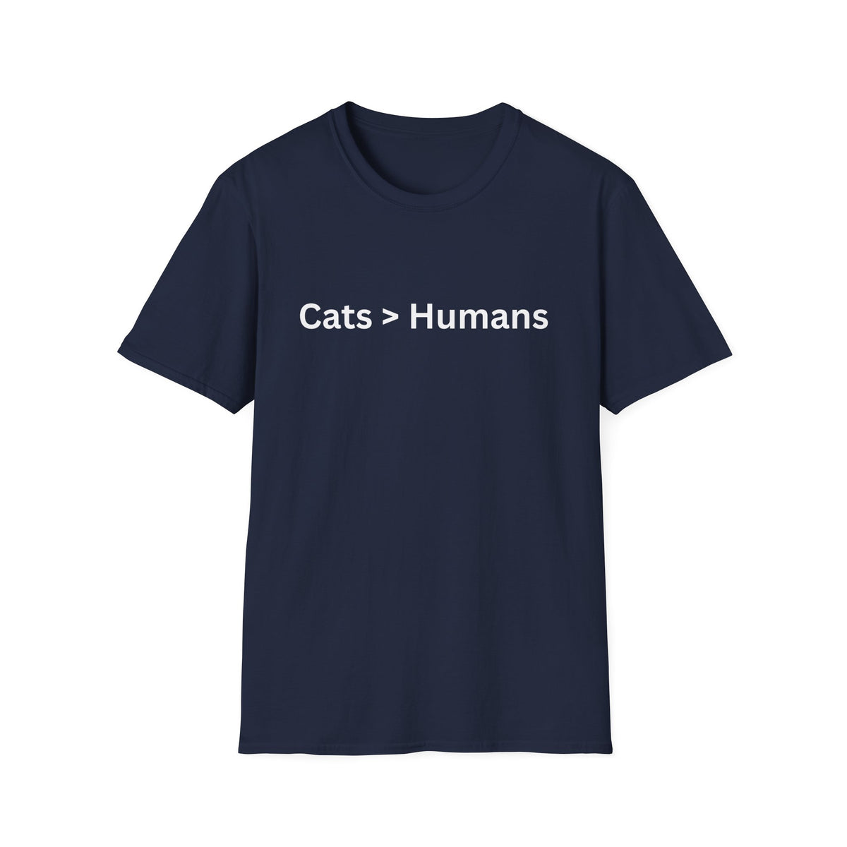 Cat > Humans T-shirt