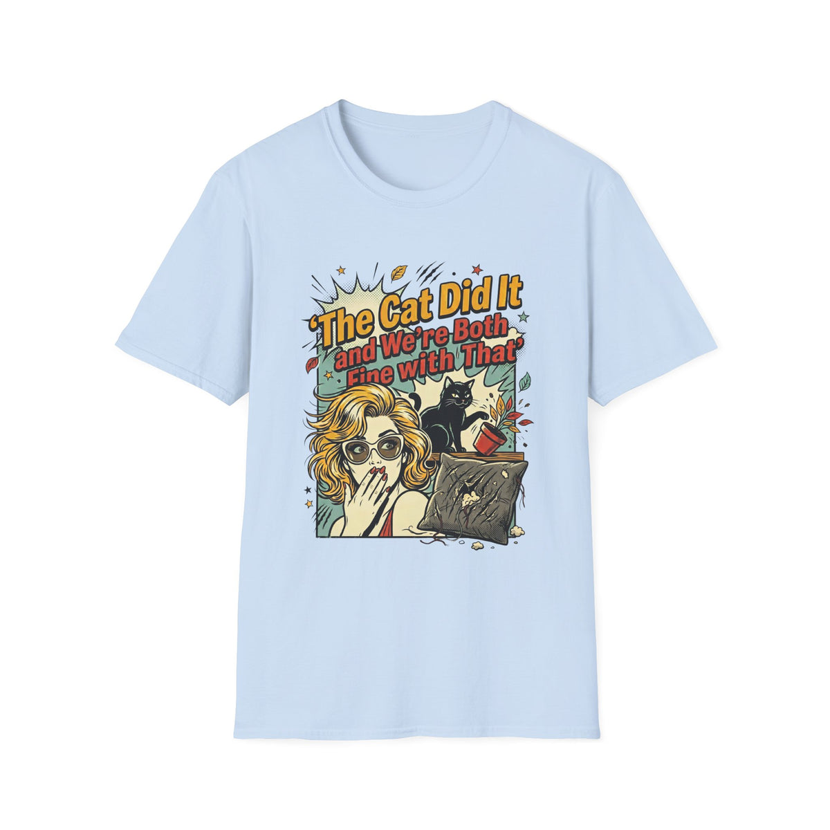 The Cat did it T-shirt
