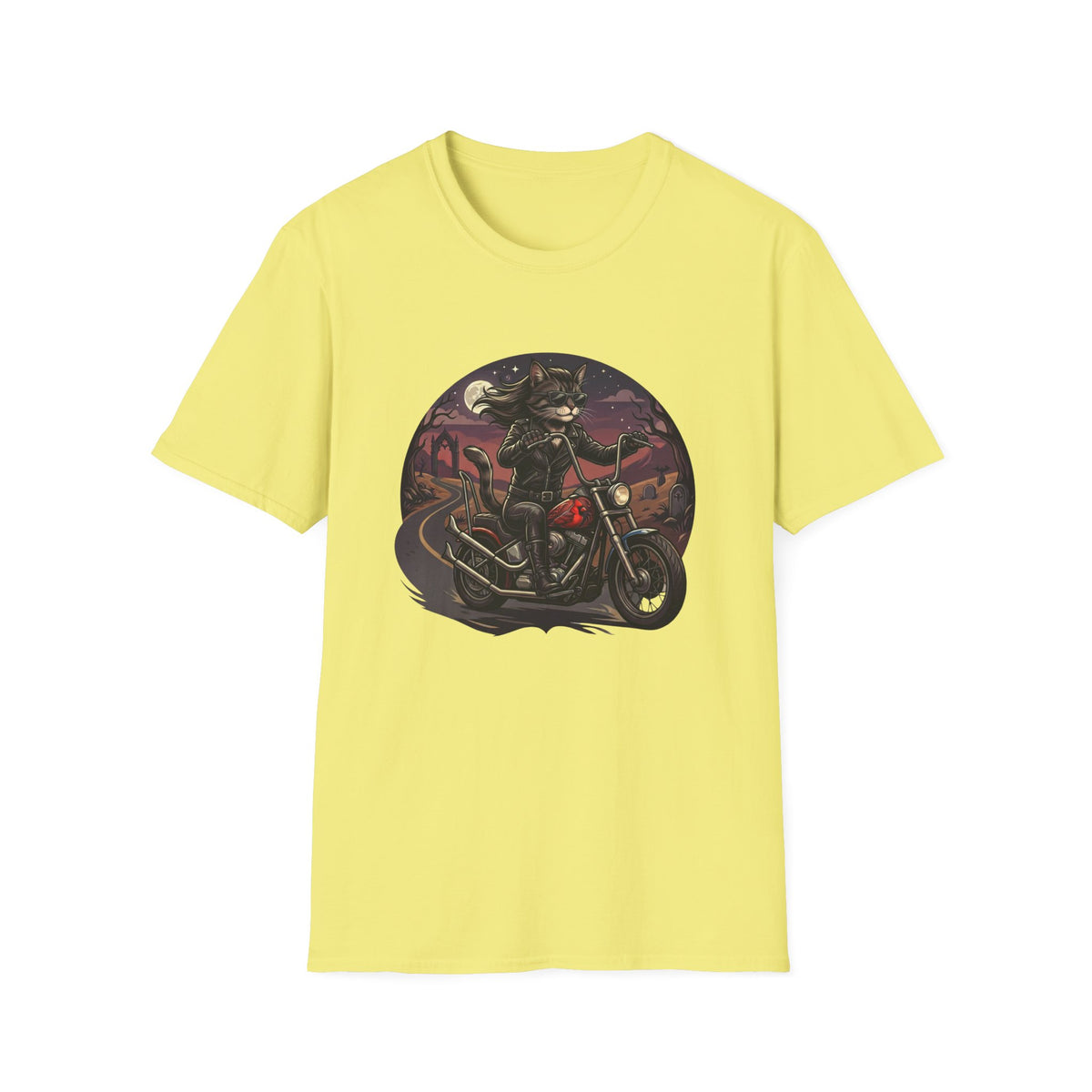 Cat Biker T-shirt