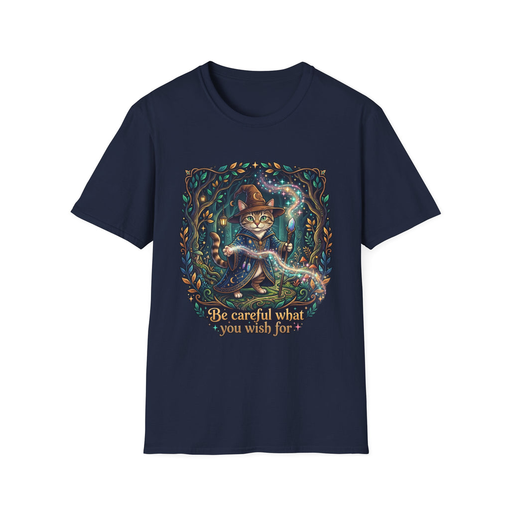 Be Careful Wizard Cat T-Shirt