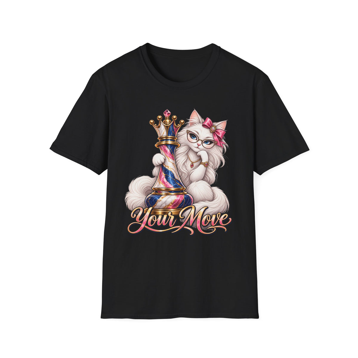 Queen Chess Your Move Cat T-Shirt