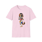 Cat in 1960s Mondrian Dress T-shirt