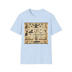 Cat Egyptian Hieroglyphs T-shirt