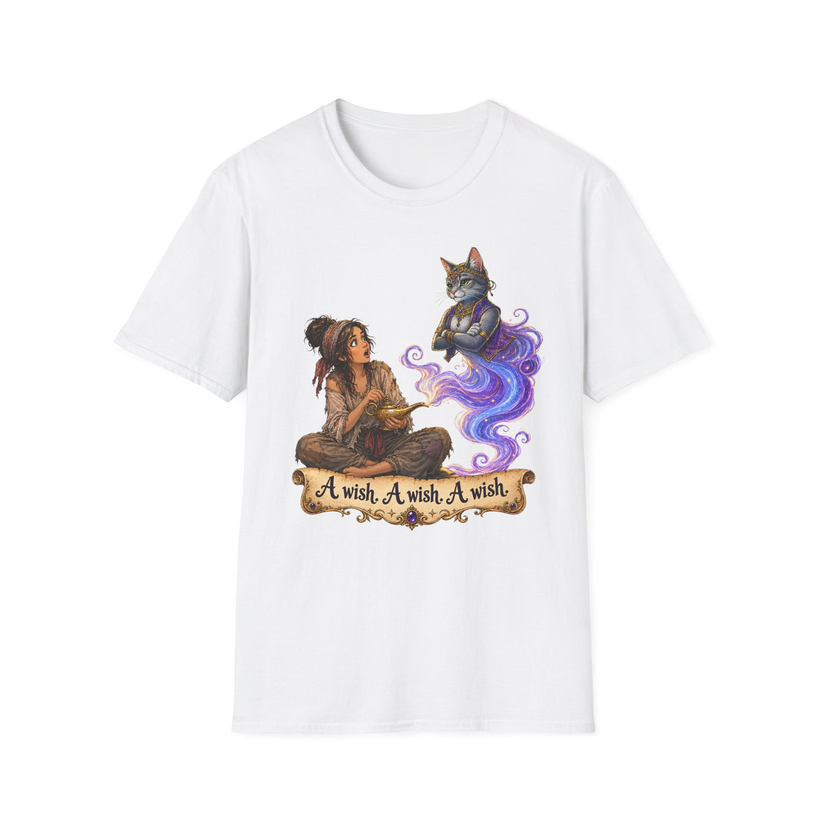 Cat Genie 3 wishes T-Shirt