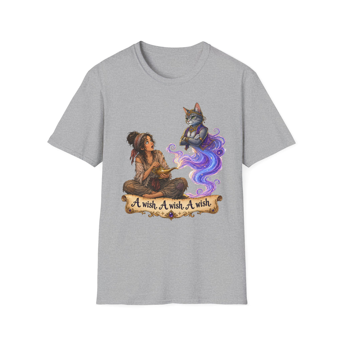 Cat Genie 3 wishes T-Shirt
