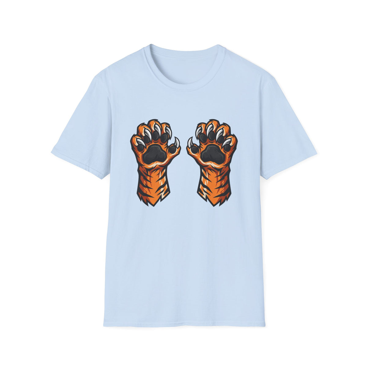 Illustration Tiger Paws T-Shirt