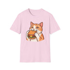 Cat eating Cheeseburger T-Shirt