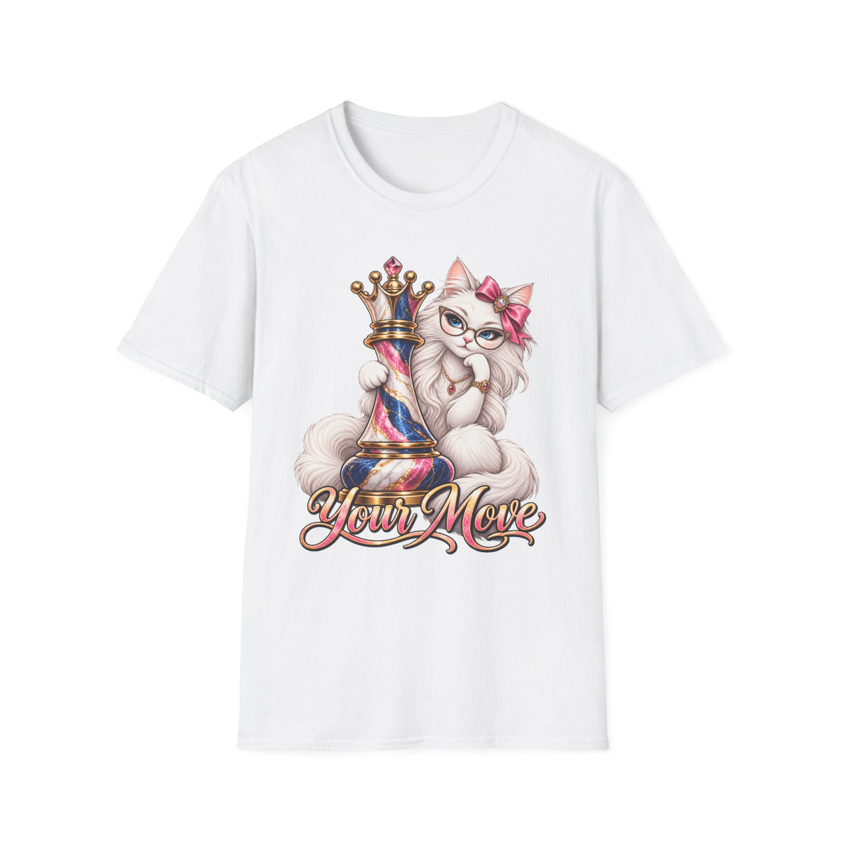 Queen Chess Your Move Cat T-Shirt