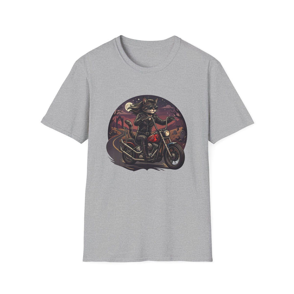 Cat Biker T-shirt