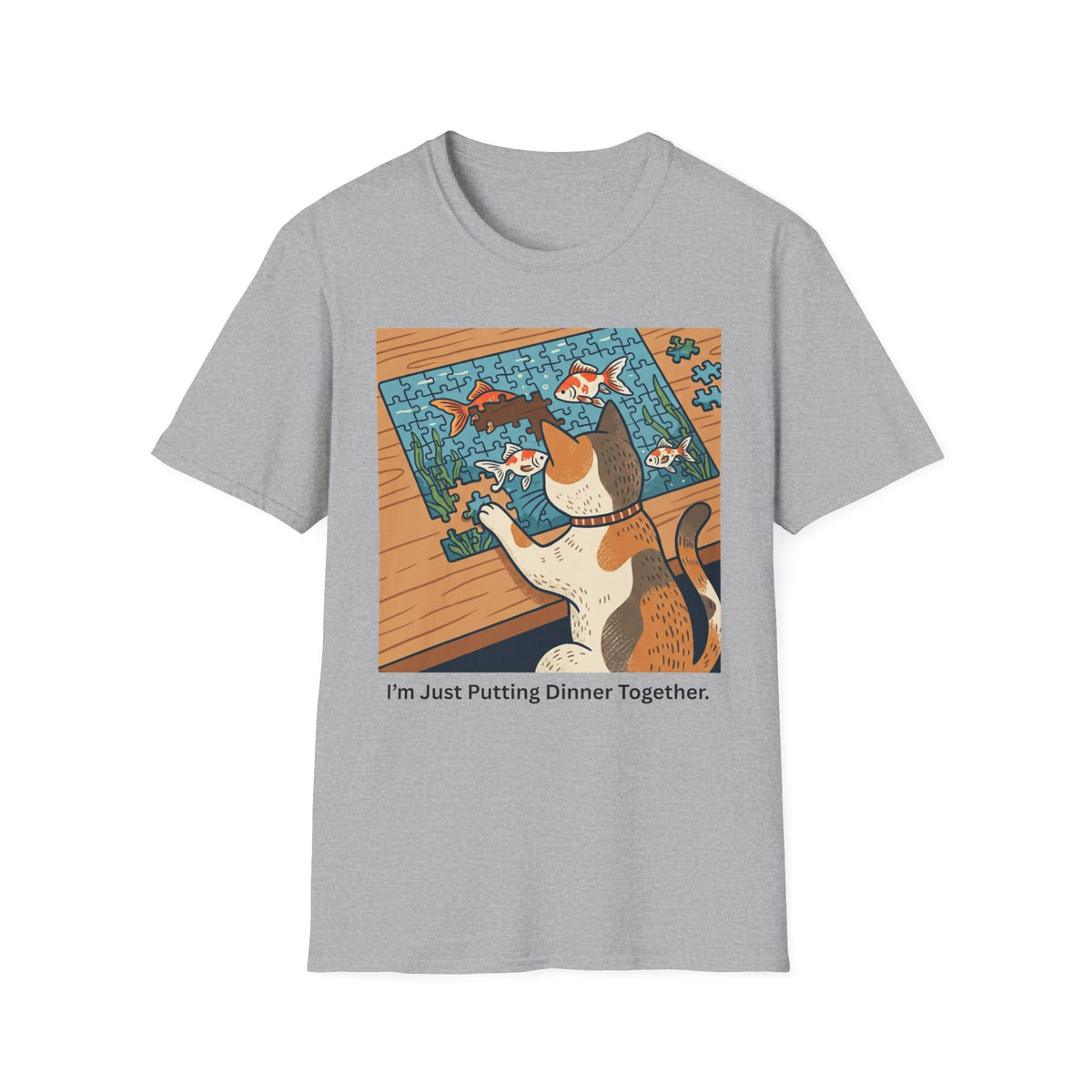 Jigsaw Puzzle Goldfish T-Shirt