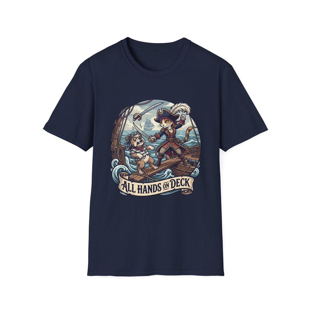 Pirate Cat Walk the Plank T-Shirt