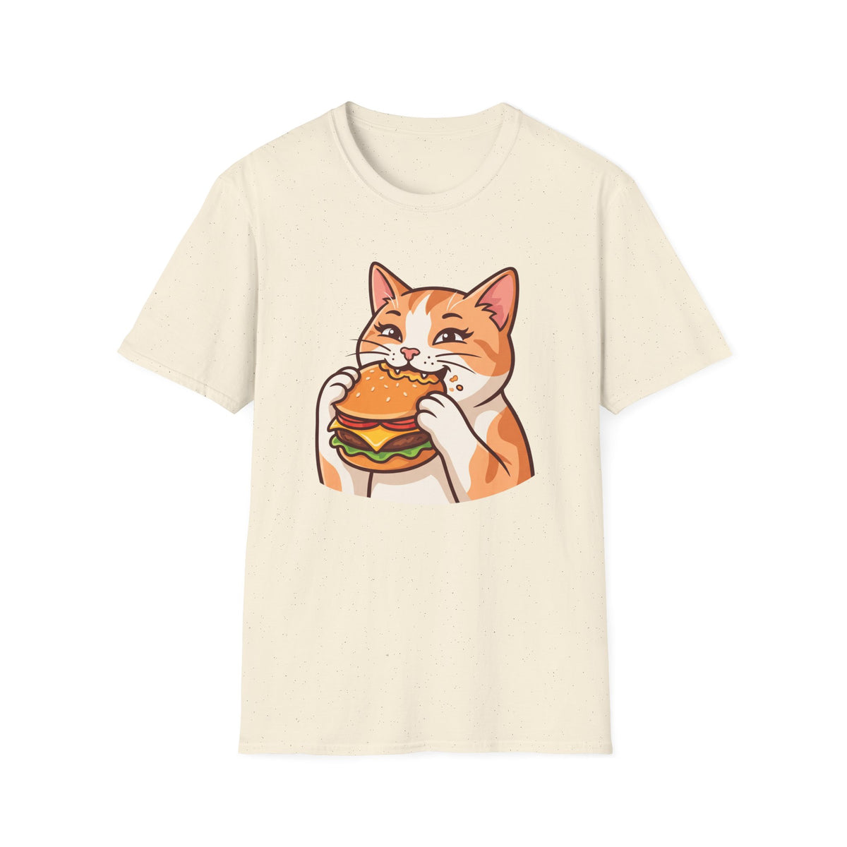 Cat eating Cheeseburger T-Shirt