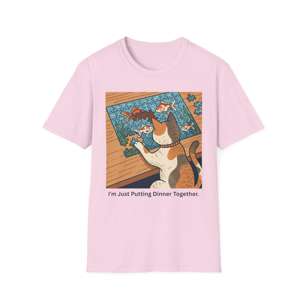 Jigsaw Puzzle Goldfish T-Shirt