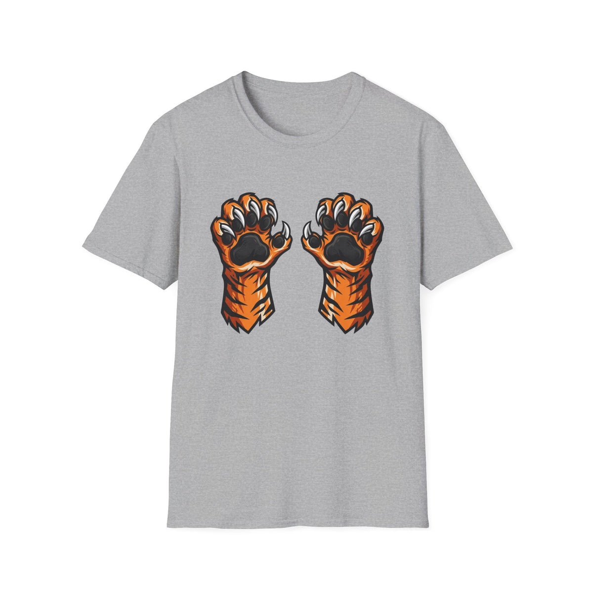 Illustration Tiger Paws T-Shirt